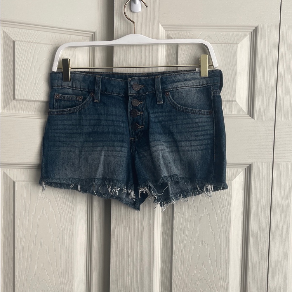 Lucky Brand Los Angeles women's The Cut Off shorts jeans.  #0393